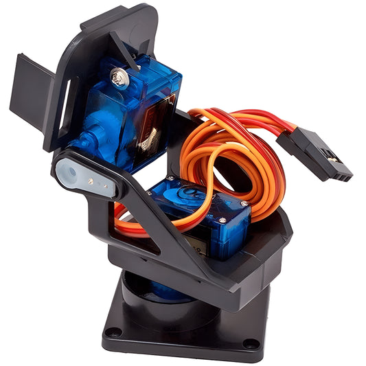 Soporte Articulado Pan-Tilt destinado a Servo SG90 para Cámara y Detector Ultrasónico