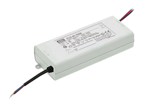 Driver LED plástico corriente PFC 40W PLD-40 - 500mA (comúnmente usado)