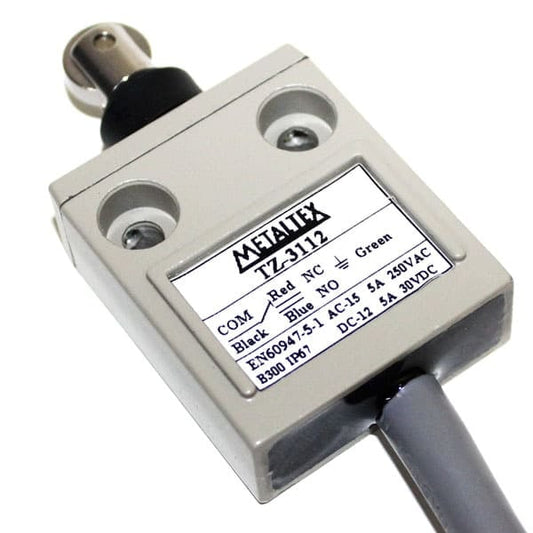 Fines de carrera metálico con cable 3A/250VCA SPDT serie TZ3 - Pistón