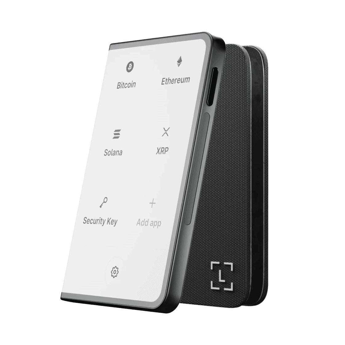 Monedero de Hardware Ledger Stax equipado con Pantalla Sensible al Tacto