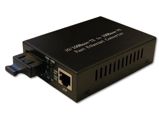 Convertidor de Medios Fibra Óptica FM-802 Multimodo 10/100Mbps 2KM 1310nm