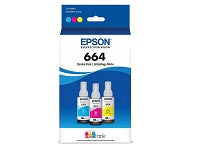 Epson Botella T664520-3 Pack color set L120 L1300 L121