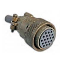 Connector with threaded coupling