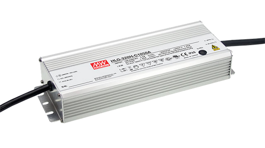 Driver LED carcasa metálica corriente opcional DALI 320W HLG-320H-C - D2 - Smart Timer / Programable - 2100mA (comúnmente usado)