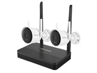Hikvision KIT NVS WIFI 4CH + 2 Bullets 2MP H.265 SD hasta 512GB