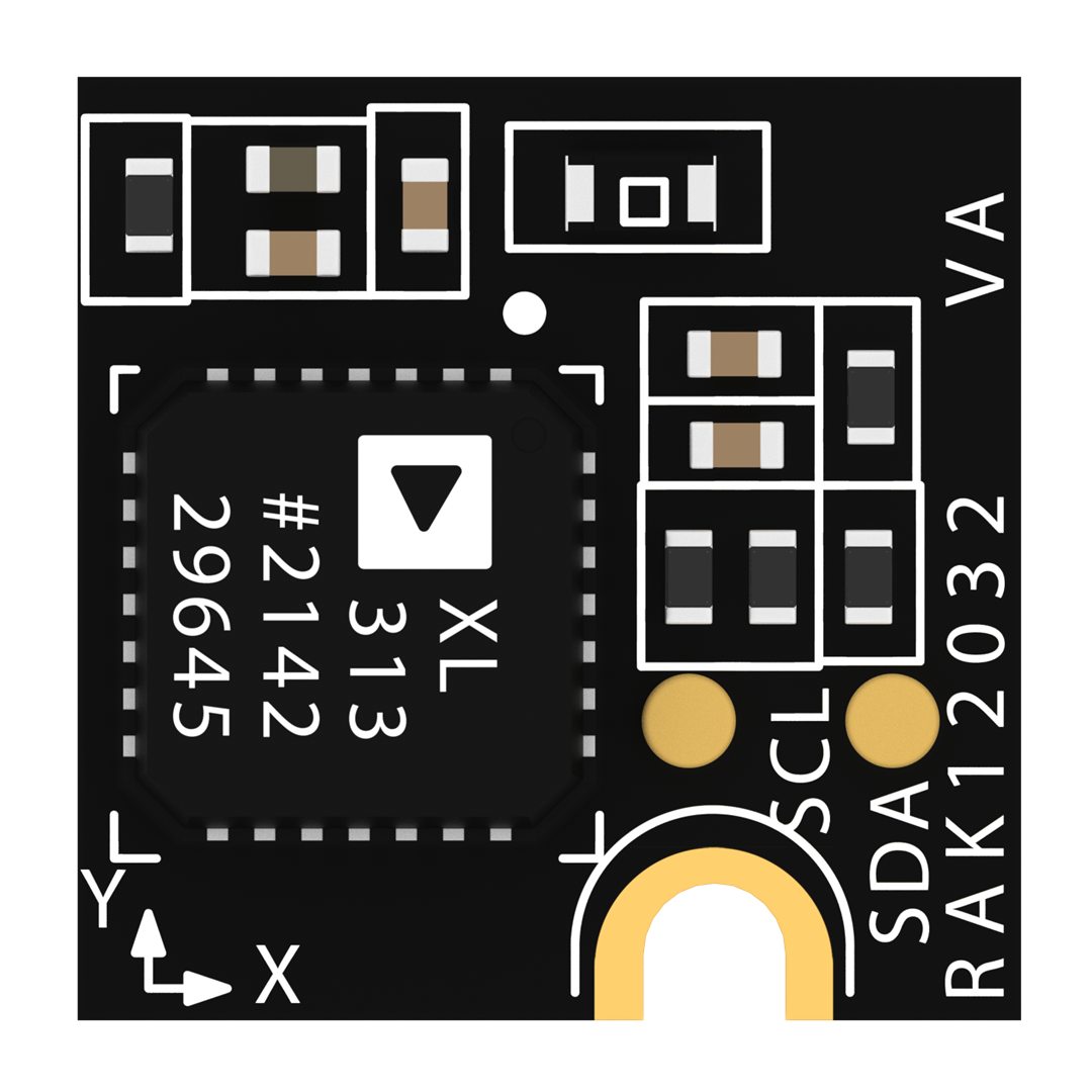 3-Axis Accelerometer Analog Devices ADXL313 RAK12032