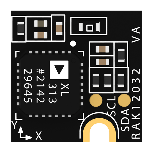 3-Axis Accelerometer Analog Devices ADXL313 RAK12032