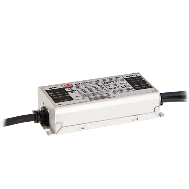 Driver LED metal de potencia PFC 75W XLG-75 - 1400mA - AB - Ajuste Potenciómetro (Io) + 3 en 1