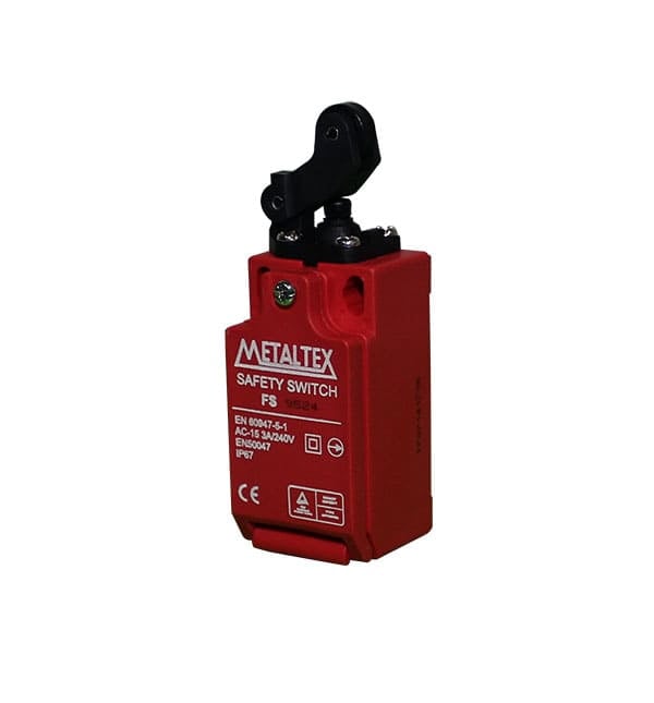Fines de carrera de seguridad IP67 plástico 3A/250VCA serie FS95 - Varilla de metal flexible