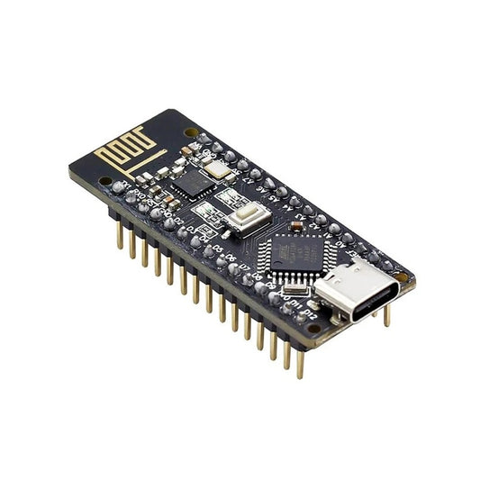 Tarjeta Nano de Radiofrecuencia compatible con Arduino Nano V3.0 Conector Tipo C y NRF24L01 Incorporado