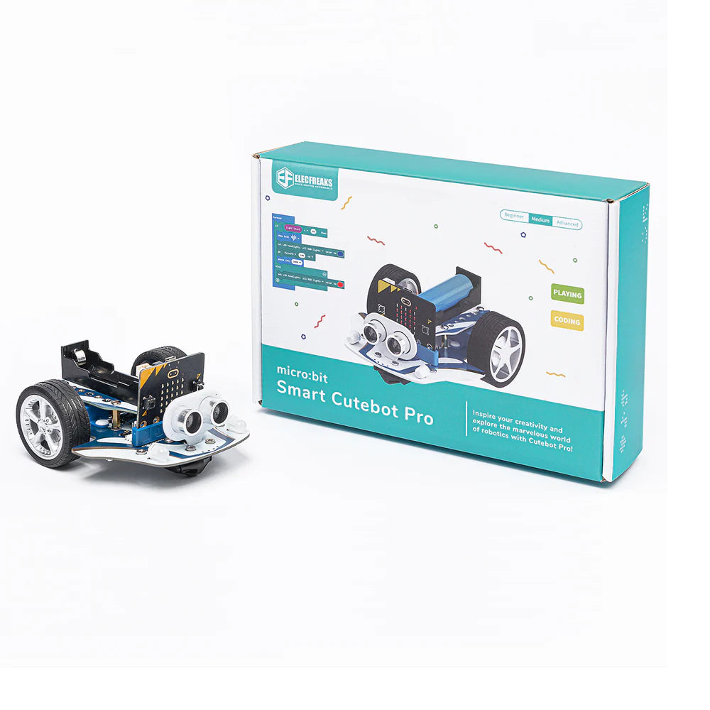 Conjunto Educativo de Robótica Programable para micro:bit – ELECFREAKS Smart Cutebot PRO