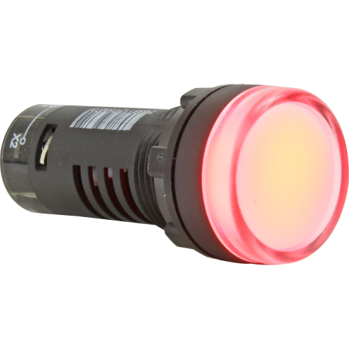 Indicador luz piloto plástico 22mm bicolor serie L20-AB - Rojo/Azul - 24VAC/DC