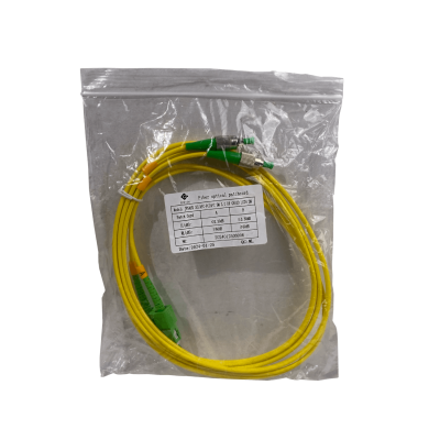 JFSAH2 Latiguillo de Fibra Óptica Duplex Monomodo SM SC/APC-FC/APC 2m 9/125um 3mm