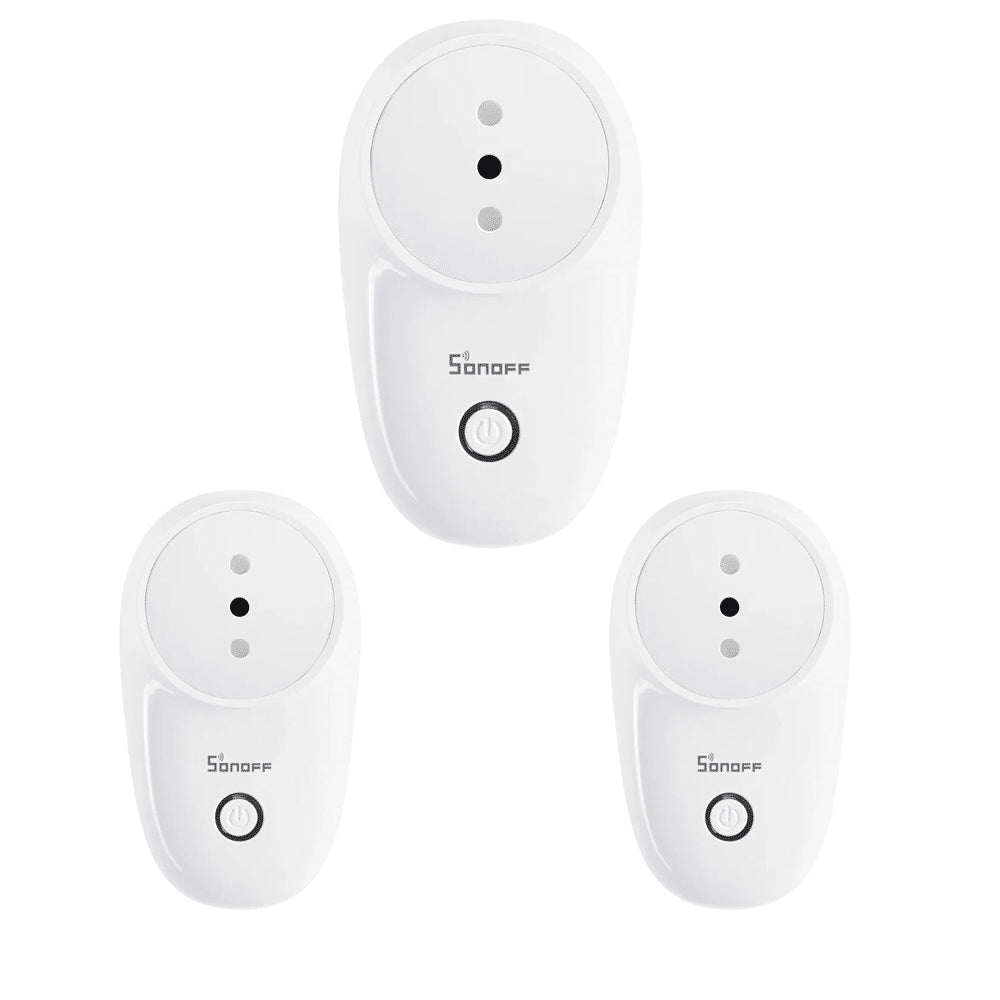 Lote de 3 Tomacorrientes Sonoff S26 con Control Remoto a Través de WiFi Versión R2