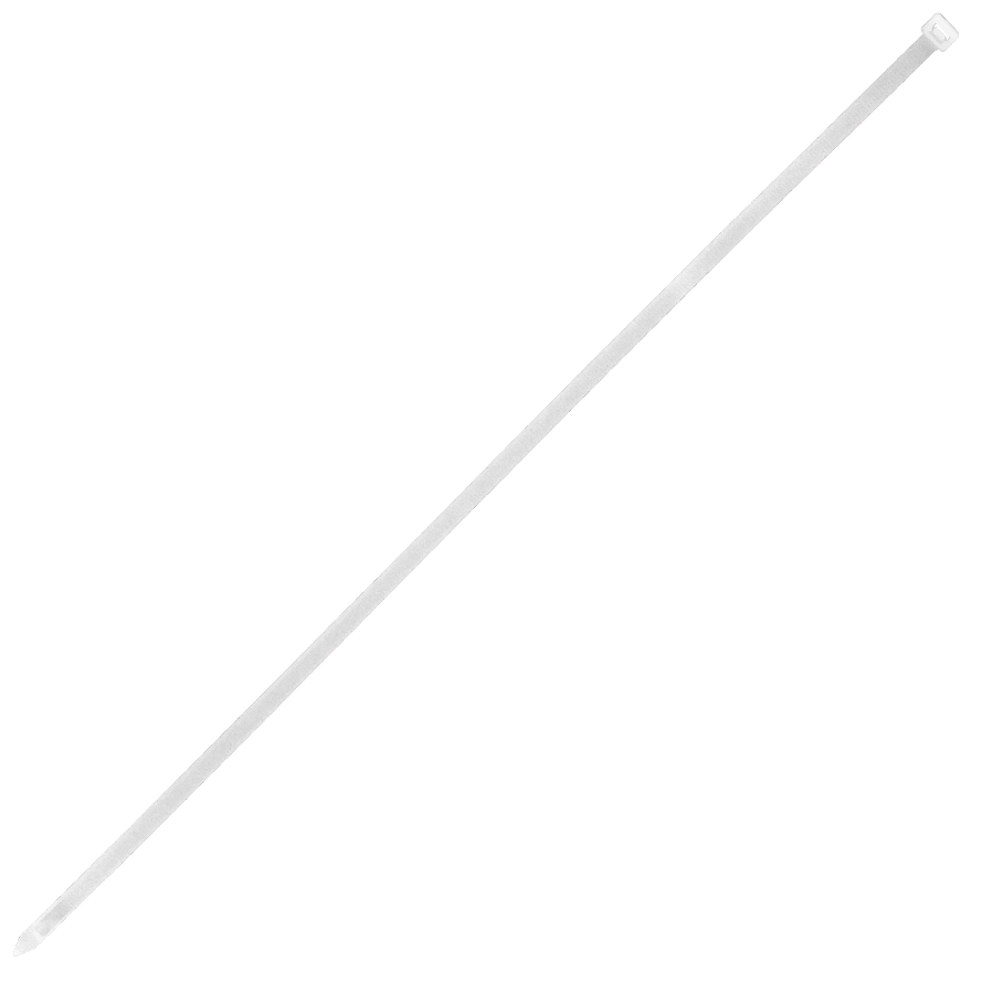 CV-75W. 50-unidades 500x7,2mm Blanca Sujetacables Plástico Nylon 7.2x500mm