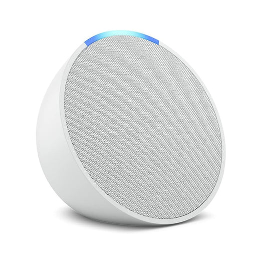 Dispositivo Echo Pop en Acabado Blanco Glacial – Altavoz Inteligente Controlado por Alexa