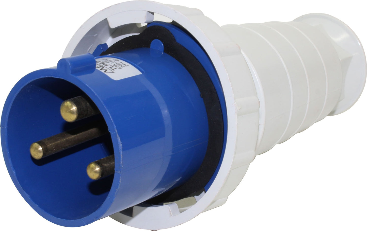 Enchufe industrial macho volante 220 a 250VAC 16 a 63A serie TLP - 16A - 3P+T - 9H