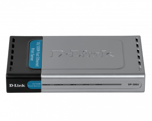 DP-300U. D-LINK PRINT SERVER 1-USB 2-PARALELO 1-LAN 10/100 inc5v