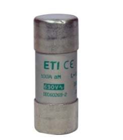 Fusible 22x58 mm; curva aM (lenta) ; 690V; marca ETI - 20A