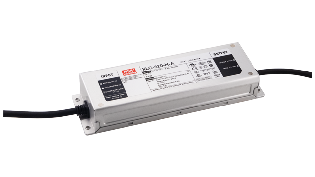 Driver LED metal de potencia PFC 320W XLG-320-M-A Caja dañada