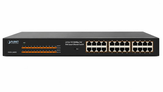 24-Port 10/100Mbps PoE Web Smart Ethernet Switch (Descontinuado)