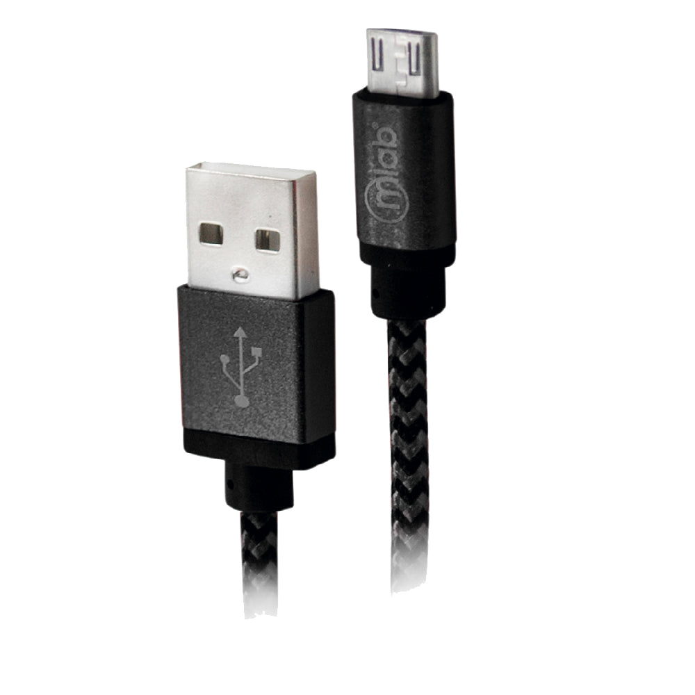 Conector Micro USB Longitud 1m Color Negro – Mlab