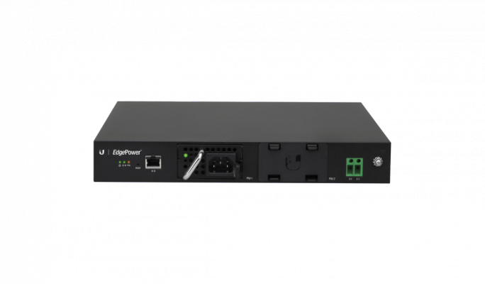 EP-54V-150W-LIQ. Fuente de alimentación UBIQUITI de 54 VCC, 150 W, formato 1U para rack, equipo usado