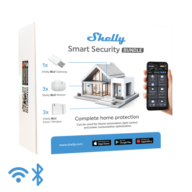 Paquete de seguridad inteligente Shelly - Bundle
