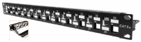 NEXXT Patch Panel Modular 24P S/FTP Cat6A BLINDADO 1U