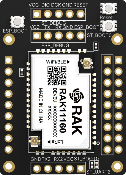 RAK11160 Breakout Board RAK11161 - Soldados (soldered)