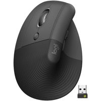 Logitech Mouse Inalambrico Lift Vertical Zurdo Grafito