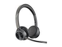 Poly Voyager 4320-M Headset - on-ear - Bluetooth - wireless, wired - USB-C, USB-A via Bluetooth adap