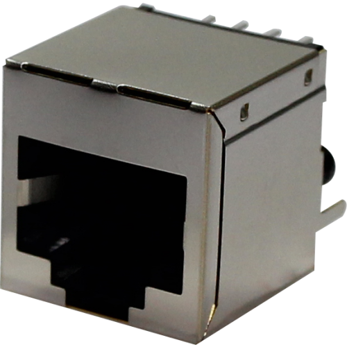 Conector modular jack RJ45 blindado serie TF-BL - 90°