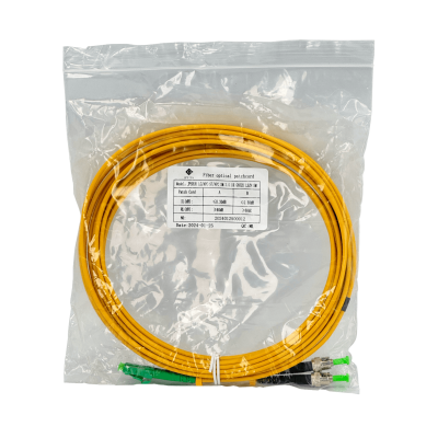JFSBU5. 5 metros LC/APC a ST/APC Monomodo Dúplex Latiguillo de Fibra 9/125um 3mm