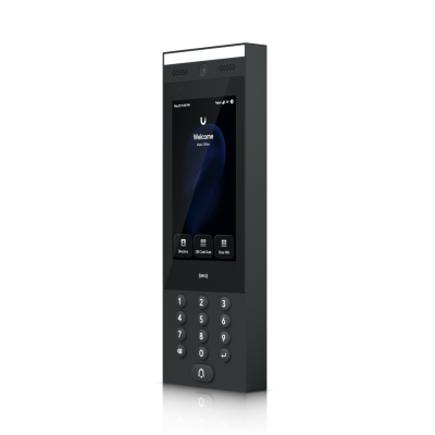 UA-G3-INTERCOM UI Wallet Sistema de Comunicación Bidireccional Multitáctil de 1 a 1000 Usuarios con Bluetooth, NFC 13,56MHz, Protección IP65 y Alimentación PoE