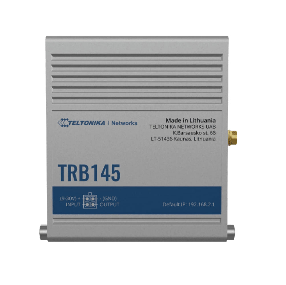 Pasarela Telemóvil de Nivel Industrial Teltonika TRB145 4G/LTE (Categoría 1), 3G, 2G dotada de conexión RS485 DI/DO