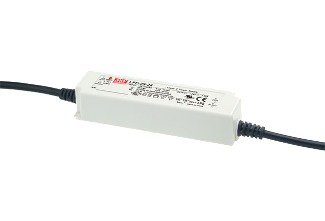 Driver LED plástico voltaje PFC IP67 25W LPF-25 - 24V