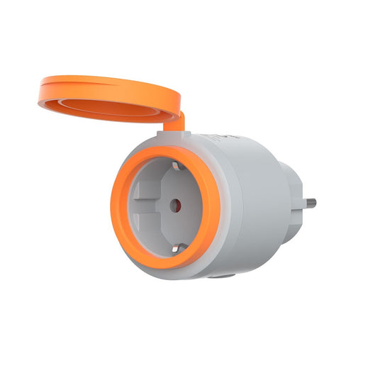 Conector inteligente Sonoff S61s de 16 amperios para intemperie con supervisión de consumo eléctrico (Compatible con protocolo Matter)