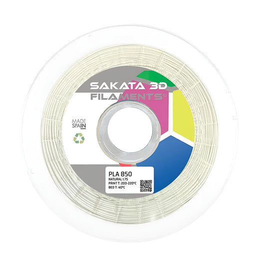 Filamento PLA 850 Tonalidad Blanca 1.75mm 1kg – Sakata 3D