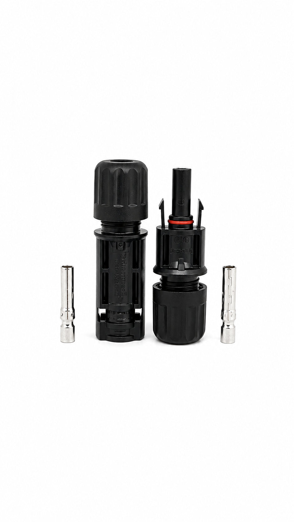 Set conector MC4 para cable 4mm y 6mm 1500V par macho y hembra
