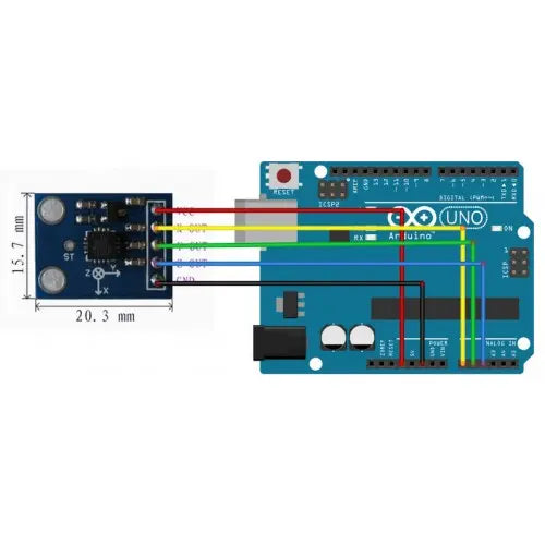 Circuito integrado acelerómetro ADXL335 con compatibilidad para plataformas Arduino