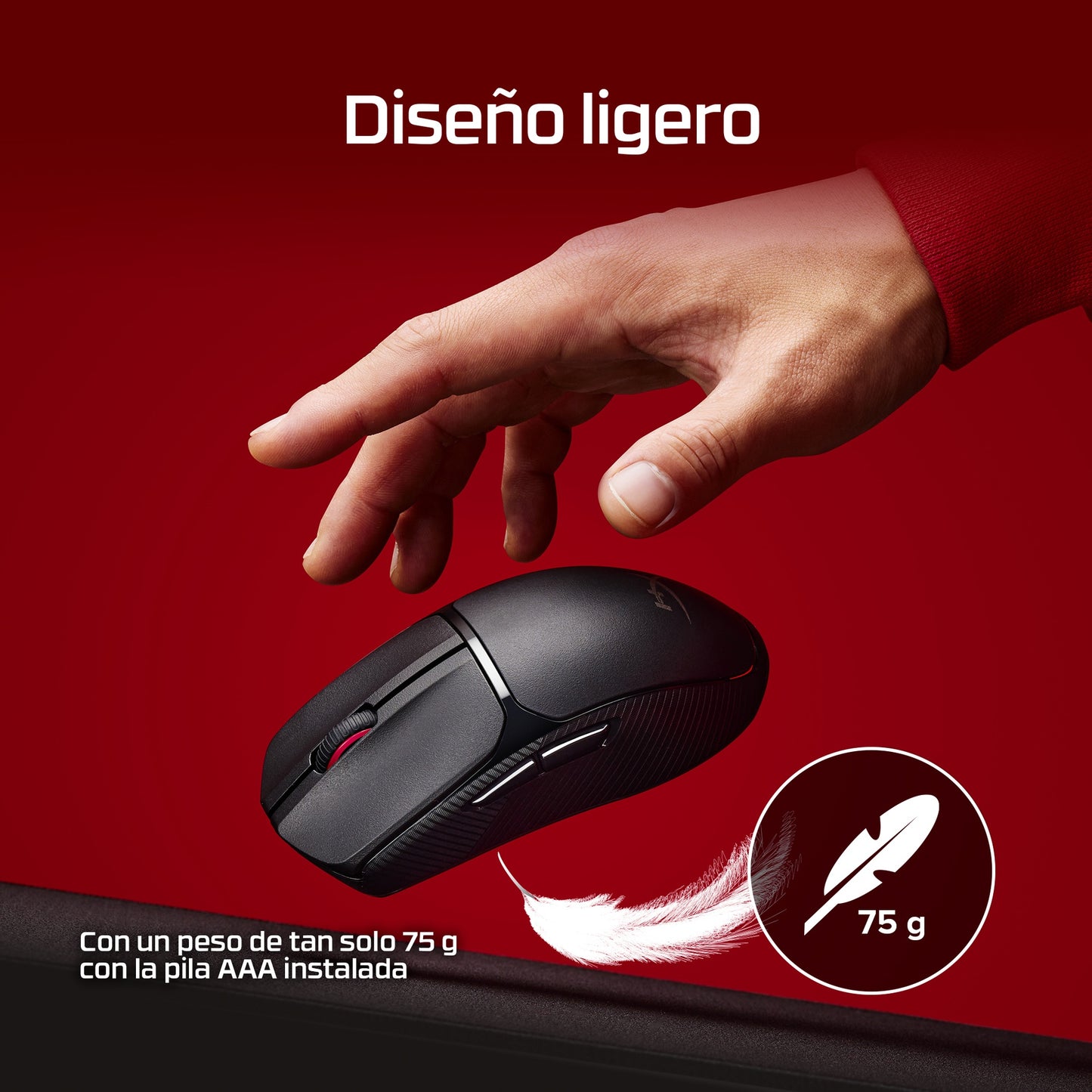 HyperX Mouse Pulsefire Fuse inalambrico