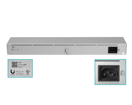UCI UBIQUITI Módem de cable multi-gigabit, 1 puerto 2.5GbE, 1 DOCSIS, Bluetooth, 220 VCA