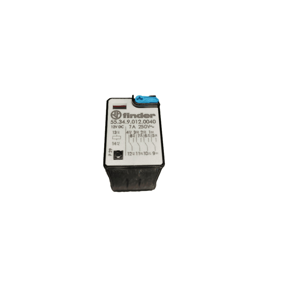Relevador Comercial 4 Polos Conmutable 7A 12Vcc – Finder