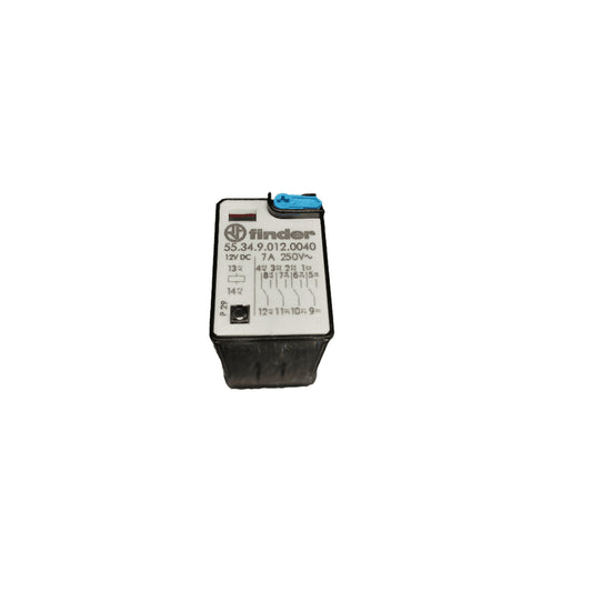 Relevador Comercial 4 Polos Conmutable 7A 12Vcc – Finder