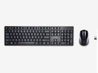 Kensington K75235CL teclado Ratón incluido Universal RF inalámbrico Negro