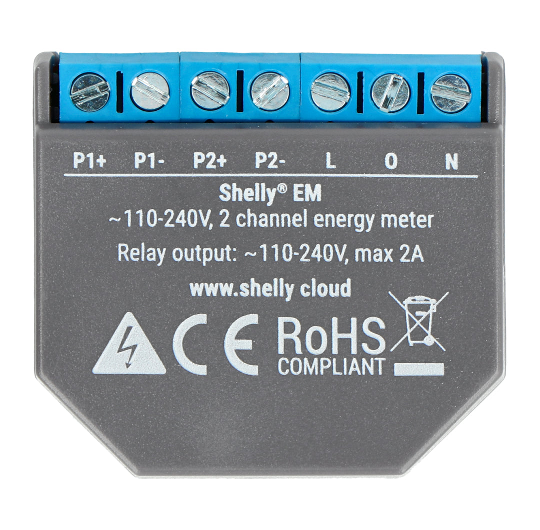 Medidor de Energía y Control de Contactor Operado por Wi-Fi