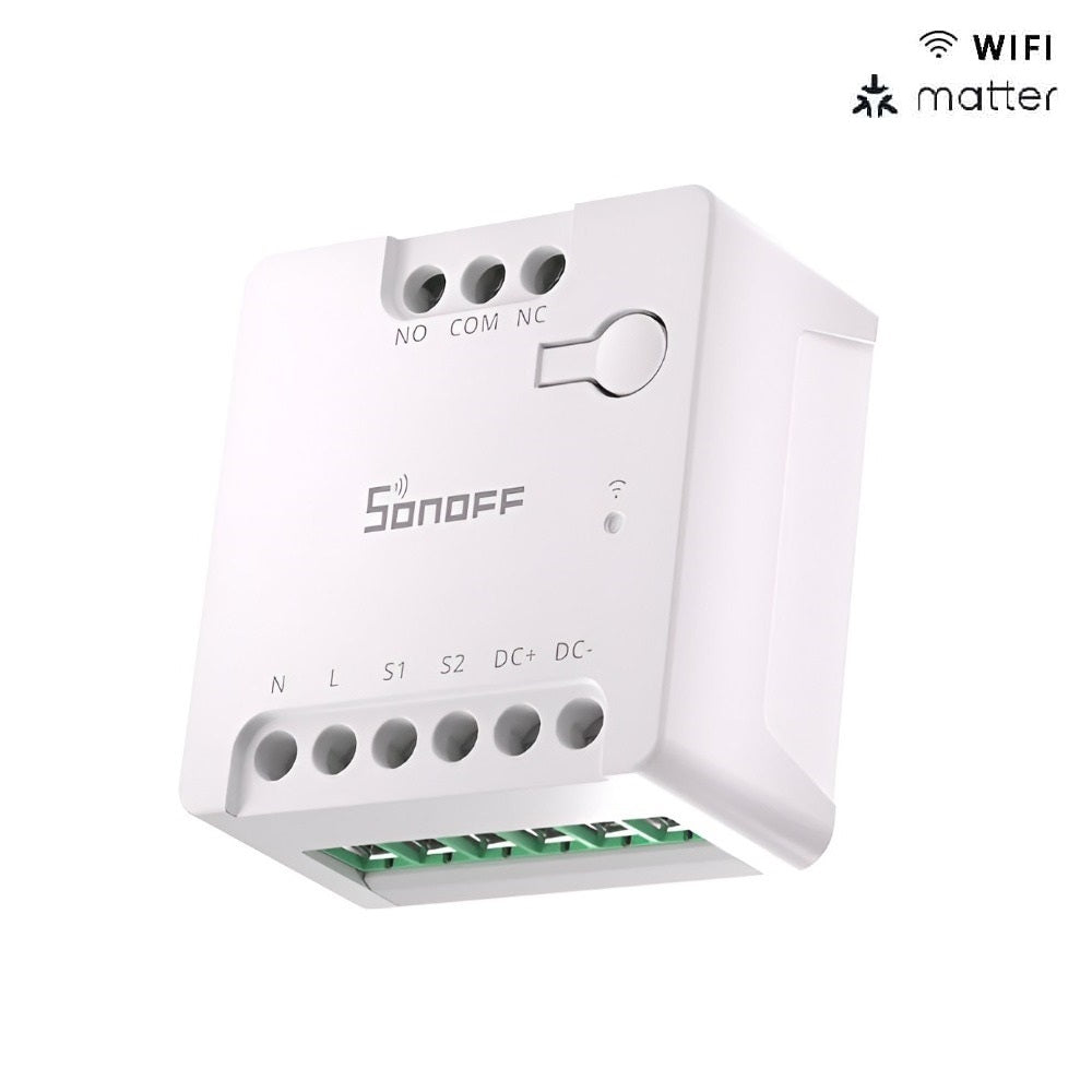 Conmutador de Red WiFi con Contacto Seco Sonoff Mini-D (Compatible con estándar Matter)