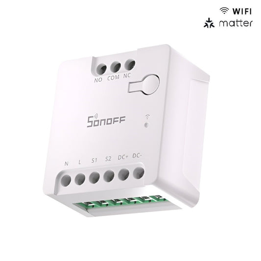 Conmutador de Red WiFi con Contacto Seco Sonoff Mini-D (Compatible con estándar Matter)