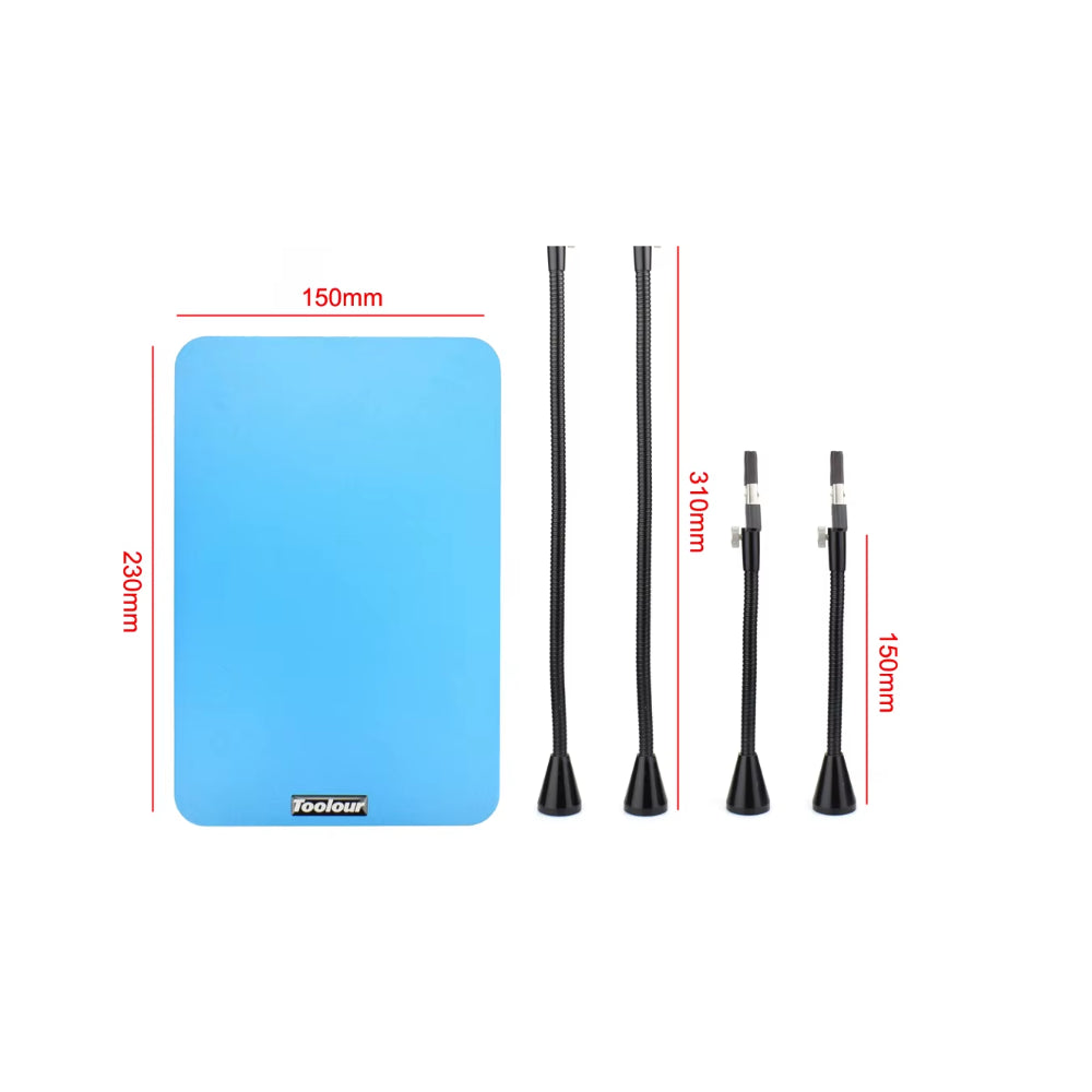 Dispositivo Asistente Triple con Imanes Integrados y Lente Amplificadora LED 3X